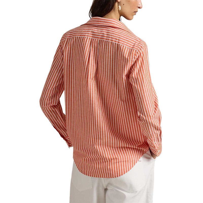 Polo Ralph Lauren Classic Fit Striped Cotton Linen Shirt image number 1